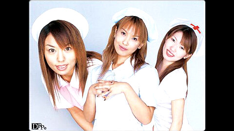 Sanae Mizushima ピンクと白のナース衣装